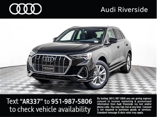 Mythos Black Metallic 2023 Audi Q3 45 S line Premium Plus