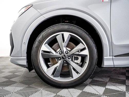 Pebble Gray 2024 Audi Q4 e-tron Premium Plus 55 quattro