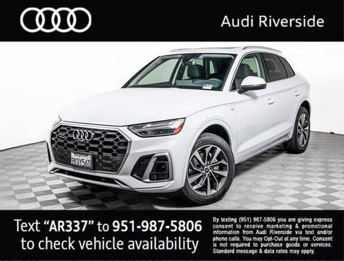 Glacier White Metallic 2023 Audi Q5 45 S line Premium Plus