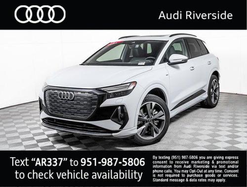 Glacier White Metallic 2023 Audi Q4 e-tron Prestige 50 quattro