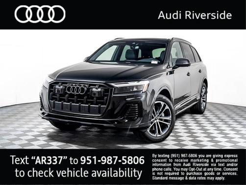 Mythos Black Metallic 2025 Audi Q7 45 Premium Plus