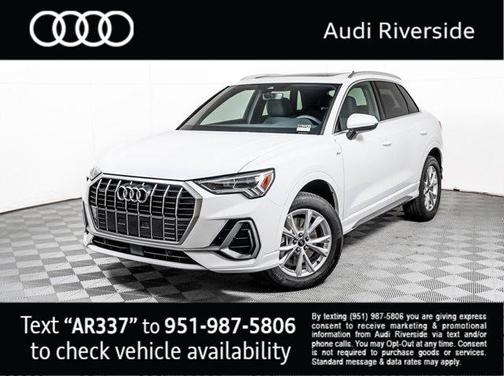 Arkona White 2025 Audi Q3 Premium 45 TFSI S line quattro Tiptronic