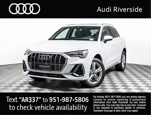 Glacier White Metallic 2023 Audi Q3 Premium 45 TFSI S line quattro Tiptronic