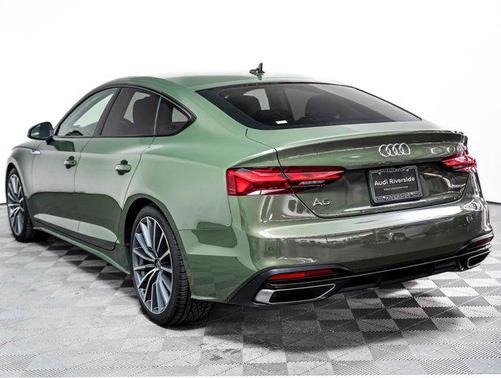 District Green Metallic 2023 Audi A5 Sportback Premium Plus