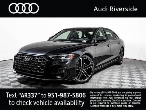 sebring black crystal effect 2026 Audi A8 55 TFSI quattro Tiptronic