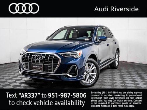 Navarra Blue Metallic 2023 Audi Q3 Premium 45 TFSI S line quattro Tiptronic