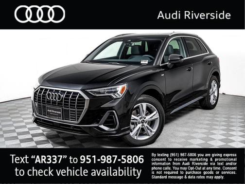 Mythos Black Metallic 2023 Audi Q3 45 S line Premium Plus