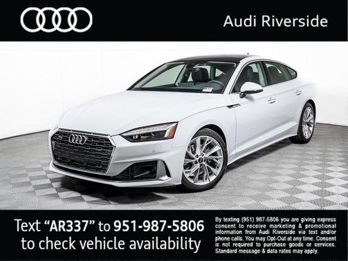 Glacier White Metallic 2023 Audi A5 Sportback Premium