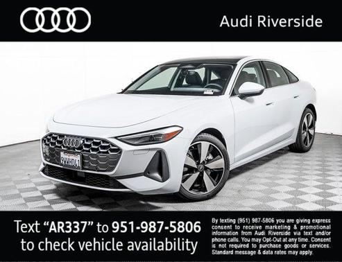 Glacier White Metallic 2025 Audi A5 Premium TFSI quattro S tronic