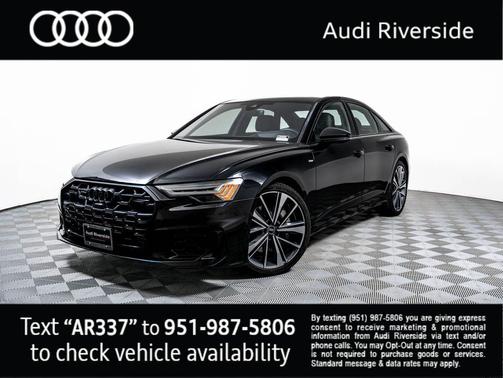 Mythos Black Metallic 2025 Audi A6 55 Prestige