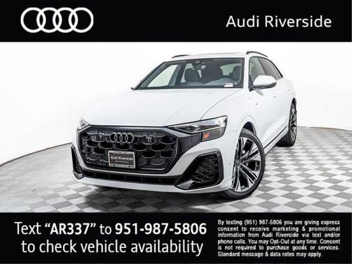 Glacier White Metallic 2026 Audi Q8 55 Premium Plus