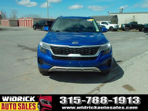 Neptune Blue 2021 Kia Seltos S