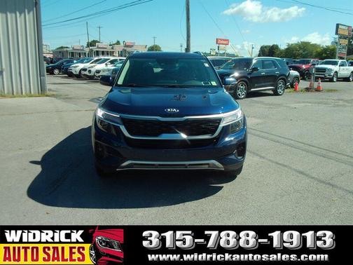 Blue 2021 Kia Seltos S
