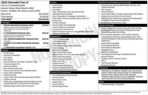 2025 Chevrolet Trax LT