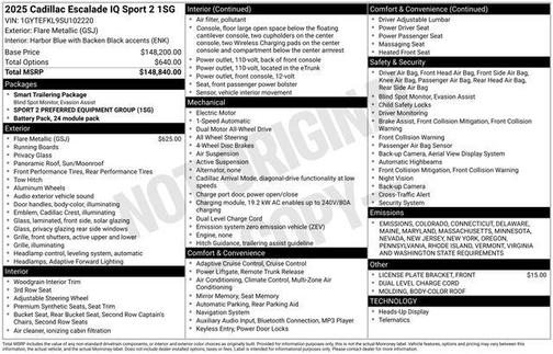 2025 Cadillac Escalade IQ Sport 2