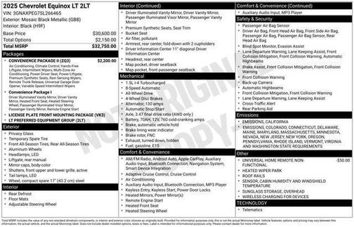 2025 Chevrolet Equinox LT