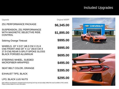 2026 Chevrolet Corvette Stingray w/3LT