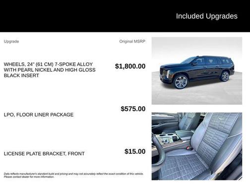 Black Raven 2025 Cadillac Escalade ESV Sport Platinum