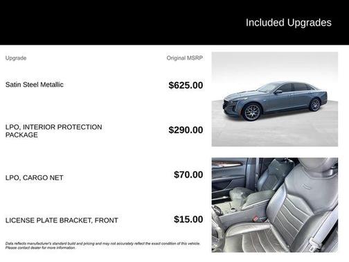 Satin Steel Metallic 2020 Cadillac CT6 Luxury