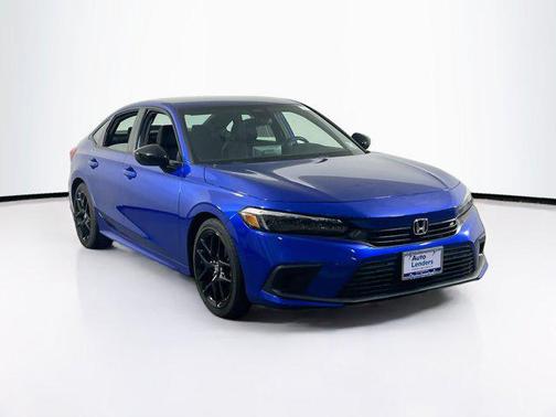 Aegean Blue Metallic 2023 Honda Civic Sport