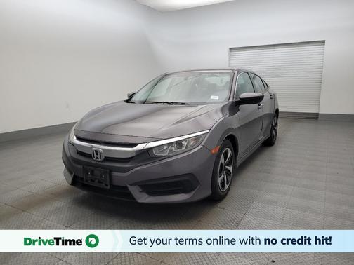 Modern Steel Metallic 2018 Honda Civic LX