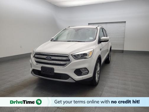 White Platinum Metallic Tri-Coat 2018 Ford Escape Titanium