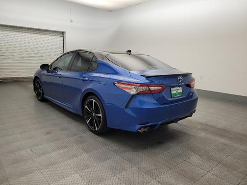 Blue 2018 Toyota Camry XSE
