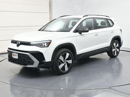 Pure White 2025 Volkswagen Taos 1.5T S