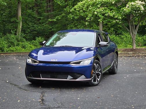 Yacht Blue 2022 Kia EV6 Wind