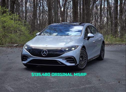 Cirrus Silver Metallic 2023 Mercedes-Benz EQS 580 4MATIC