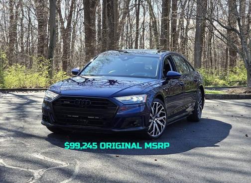 Navarra Blue Metallic 2021 Audi A8 L 55