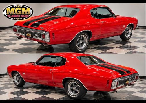 Red 1970 Chevrolet Chevelle 502 BIG BLOCK - 4 SPEED - 12 BOLT - F41