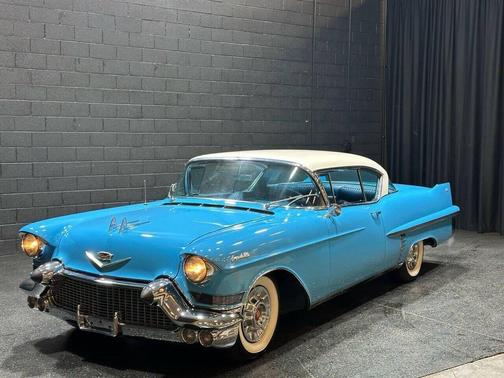 Blue 1957 Cadillac DeVille Base