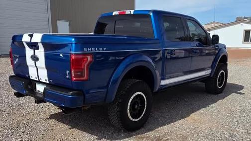 Blue 2017 Ford F-150 SHELBY SUPER SNAKE SUPERCHARGED 750HP