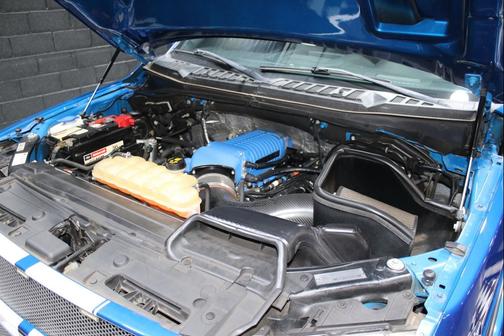 Blue 2017 Ford F-150 SHELBY SUPER SNAKE SUPERCHARGED 750HP
