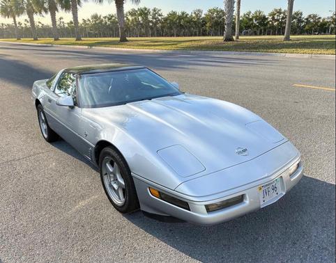 Silver 1996 Chevrolet Corvette Base