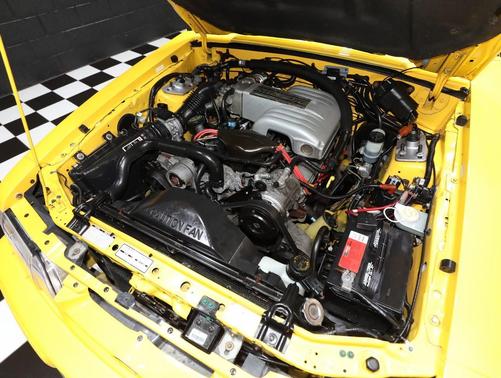 Yellow 1993 Ford Mustang LX 5.0L