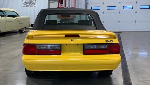 Yellow 1993 Ford Mustang LX 5.0L