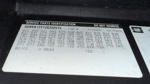 2002 Chevrolet Avalanche 1500