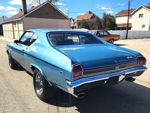 Blue 1969 Chevrolet Chevelle BIG BLOCK - METALLIC BLUE - 4 SPEED