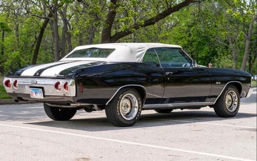 Black 1971 Chevrolet Chevelle Malibu - Tuxedo Black - 350