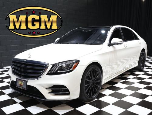 designo Cashmere White Magno Matte 2019 Mercedes-Benz S-Class 4MATIC