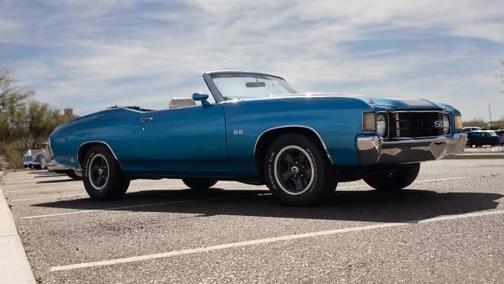 Blue 1972 Chevrolet Chevelle BIG BLOCK WESTCOAST 5 SPEED MUSCLE CAR