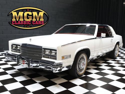 1984 Cadillac Eldorado WHITE OVER RED GREAT CONDITION