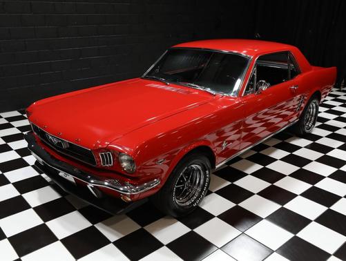 Red 1966 Ford Mustang Base