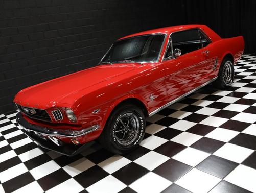 Red 1966 Ford Mustang Base