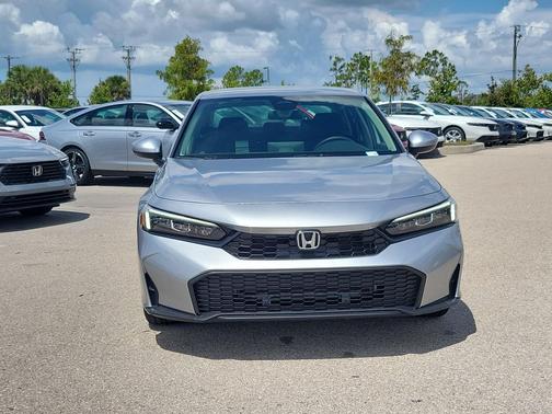 Solar Silver Metallic 2026 Honda Civic LX