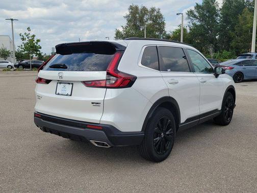 Platinum White Pearl 2023 Honda CR-V Hybrid Sport Touring AWD