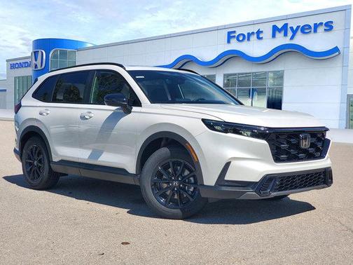 Platinum White Pearl 2026 Honda CR-V Hybrid Sport FWD