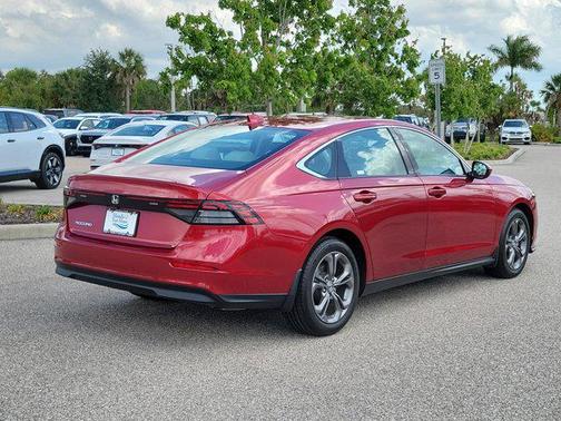 Radiant Red Metallic 2024 Honda Accord EX